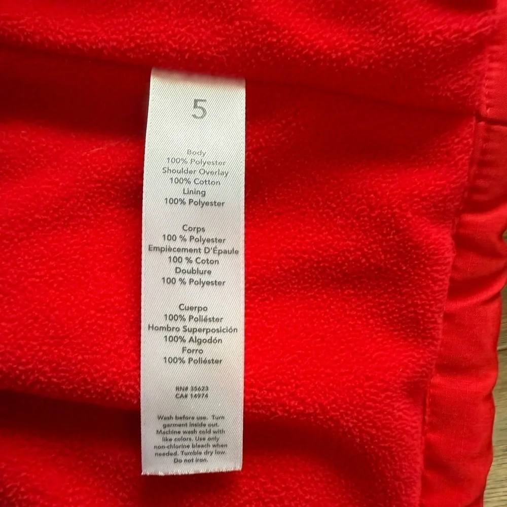 Carter’s Red and Gray Kids Puffer Vest-Size 5 and Like New